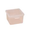 Caja Transparente Antipolvo para Almacenamiento de Tarjetas con Tapa Organizador Infantil para Tarjetas Pequeñas y Cambios Caja de Almacenamiento Multifuncional para Artículos de Escritorio