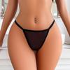 Exclusivo transfronterizo para mujeres talla europea y americana tanga gasa perspectiva ligero y delgado hueco Amazon ropa interior