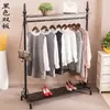 Perchero simple estante para exhibir ropa perchero colgante para ropa de mujer de pie para dormitorio estante simple para bolsas de almacenamiento doméstico