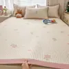 Capa Superior Clase A 100% Polietileno PE Hielo Frijol Enfriamiento Jacquard de Alto Grado Sandwich Compuesto Alfombrilla Suave de Enfriamiento Ropa de Cama