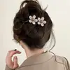 Nuevo Pasador Floral Vintage, Accesorio para el Cabello para Mujeres, Pinza Retorcida para la Parte Posterior de la Cabeza, Pinza de Garra para el Cabello, Pasador, Adorno para el Cabello