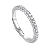 Anillo de pareja de moda, anillo de boda de diamantes ajustable, anillo de boda pequeño, libro rojo, misma propuesta de estilo recomendada