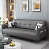 Sofá-Cama Dobrável Tudo-em-Um Dupla Utilização Couro Arranhador de Gato Sofá Apartamento Pequeno Nórdico Sala de Estar Casa de Aluguel Escritório Uso Doméstico
