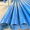 Tubo de filtro de água de PVC, tubo de perfuração de poço selado com rosca, tubo de proteção de parede para extração de água de poço de água potável rural