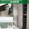 Bisagra de amortiguación de ángulo grande de 180 grados para puerta, amortiguador de ángulo amplio, débil, 175/165 grados, bisagra especial para puerta de armario en esquina