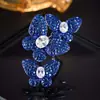 Broche de Mariposa de Lujo Ligero Full Diamond Elegante Pin de Zirconia de Alta Calidad Corsage para Banquete Traje Formal Accesorios para Chaqueta Mujeres