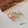 Lujo Ligero K9 Champagne Apilado Decoraciones de Uñas con Pedrería Cristal Ardiente Dulce de Roca Cuadrado Gordo Huevo de Paloma Sin Base Portavasos Accesorios de Bola de Pedrería