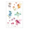 Amazon Nova fonte transfronteiriça Crianças Tattoo Stickers Fun Cartoon Flor Fada Tattoo Stickers Adesivos de festa