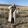 Nuevo Abrigo de Algodón con Relleno de Plumas Espeso Invierno 2024 Largo Hasta Debajo de la Rodilla Estilo Coreano Holgado Chaqueta de Algodón Abrigo de Moda para Mujer