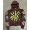 Ropa de calle europea y americana de otoño e invierno Estilo callejero retro Hip-Hop Estampado de patrones Mismo estilo para hombres y mujeres Sudadera Y2K Gótica Punk