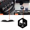 Adecuado para Nissan Z34 Nissan 370Z, faro delantero de fibra de carbono modificado, lámpara de faro, accesorios de decoración de pestañas y cejas.