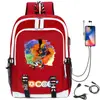 Mercadorias da Copa do Mundo de 2026: mochila com estampa de estrela do futebol e porta USB, mochila para estudantes, bolsa para laptop em estoque