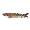 Cebo de plástico biónico de 133 mm y 20,3 g con capa de natación completa flexible, disponible para peces de ocho secciones.