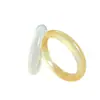 Pulsera de jade cuarcita en color amarillo miel, brazalete de jade de alta transparencia, pulsera de jadeíta suave y elegante, joyería de regalo estilo chino