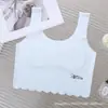 Nuevo chaleco infantil sin costuras cómodo con copa acolchada fija de látex, etapa uno, ropa interior para niñas no restrictiva, no apretante
