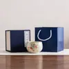 Persimmon Ruyi Ru Kiln Caneca de Mestre Cerâmica Caneca Grande de Chá Para Beber Chá Degustação de Chá Caixa de Presente Conjunto Conjunto de Chá Gongfu Caneca Individual