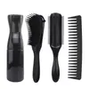Popular Set de Peines de Cuatro Piezas para Peinar el Cabello para Mujeres, Peine Pulpo Masajeador para Cabello Largo, Peine de Nueve Filas, Set de Botella Atomizadora
