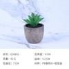 [Suculentas Mini] Planta Suculenta Artificial Bonsái en Maceta de Pulpa de Papel (Maceta Incluida) Adorno Ornamental Imitación de Planta