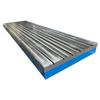Plataforma de Hierro Fundido Ranura en T Plana Hierro Fundido Base de Mesa de Trabajo para Máquina Herramienta Plana Fabricantes de Mesas de Trabajo de Hierro Fundido