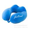 Almohada de Siesta Personalizada con Logo de Dibujos Animados en Forma de U para Conducir, Almohada de Soporte para el Cuello, Almohada de Viaje Creativa Portátil de Doble Joroba para Avión