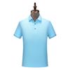 Polo de Trabajo de Algodón Puro con Clase de Verano Personalizado Solapa Camiseta de Manga Corta Camisa Publicitaria Logotipo Estampado Ropa de Trabajo de Empresa