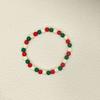 Pulsera Elástica de Venta Caliente de Amazon Transfronteriza Moda Pequeña Fresca Simple Cuentas Acrílicas Pulsera Mujeres Venta al Por Mayor