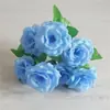 Flores de rosa simuladas, accesorios de baile, ramo para sostener, ramo de lirios para coro, flor estilo entrada deportiva