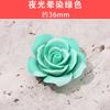 Rosa floreciente luminosa grande de 36 mm, horquilla para el pelo, taza de agua, pasta, crema, pegamento, funda de teléfono, accesorios de resina con tono de agitación
