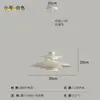 Luminária Pendente para Restaurante UFO Lift Lâmpada Minimalista Italiana para Balcão de Bar Simples Criativa Mesa de Chá Lazer Mesa Redonda de Jantar Luminária Pendente Vidro