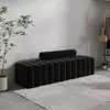 Nuevo Modelo de Banco para Cambiar Zapatos para Entrada, Adecuado para Apartamentos Pequeños, Sala de Estar, Uso en el Hogar, Banco Sofá Largo de Diseñador, Banco Largo Creativo y Único