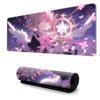 Mouse Pad para Jogo Estilo Anime Super Grande Borda Travada Menino E-sports Jogo Computador Pad Grande para Teclado Espessado Antiderrapante
