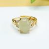 Ai Yu Jade Natural Hetian Anel Água Clara Anel de Jade Joia da Moda Fábrica Atacado Dropshipping S4012003