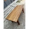 Mesa de madeira de olmo antigo painel de madeira maciça mesa de centro retrô suporte de chá mesa de jantar longa tampo de mesa de madeira crua para casa balcão de bar mesa longa escrivaninha