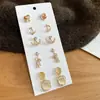 Brincos de Urso com Zircônia Agulha de Prata, Sensação de Luxo Leve e de Alta Qualidade, Brincos Fofos, Design Coreano de Nicho Ins, Brincos Estilosos