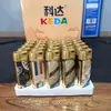 Nuevo Modelo Mechero Metálico a Llama Azul Directa a Prueba de Viento, Alto Valor Estético, Creativo y Personalizado, Venta al por Mayor para Supermercados y Tiendas de Conveniencia, Personalizable