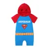 Ropa de Verano para Bebé Estilo ins Camiseta con Gorro de Manga Corta para Salir para Niños y Bebés Pelele Estilo con Capucha Ropa para Gatear