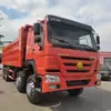 Exportación Transfronteriza de Camiones Volquete de Tracción en las Cuatro Ruedas Delanteras y Ocho Ruedas Traseras, Camiones Volquete de Giro Trasero, Camiones Volquete de Ingeniería de Doce Ruedas 8*4