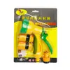 Pistola de Pistola de Agua a Presión para Lavado de Autos Xiahuang Personalizada por el Fabricante Conector de Cuatro Puntos Plástico Conexión Rápida Juego de Pistola de Agua a Presión con Depósito para Burbujas