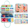 Fieltro de Venta Caliente Transfronterizo Tablero de Aprendizaje de Educación Temprana Montessori Juguete Educativo para Niños Tela No Tejida Libro de Actividades Libro Ocupado Fabricante