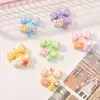 Cerimônia de Aniversário Urso Laço Brilhante Resina Acessórios Case de Celular DIY Ímã de Geladeira Material Cola Creme Atacado