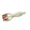 Producto popular en líneaHerramienta de masaje de puntos de acupuntura de meridianos de articulaciones de mano de cuatro rodillos de madera maciza mejorada y rascador de dedos