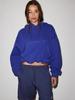 Sudadera Corta con Capucha para Mujer de Invierno Transfronteriza Color Sólido Holgada Bolsillo con Parche Chaqueta Casual Japonesa y Coreana 2026