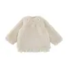 Wulibu Yiyi Abrigo de Felpa Cálido Nuevo de Invierno para Niñas Holgado Versátil Moda Infantil Grueso
