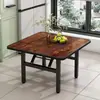 Mesa plegable para comer, uso en casa, mesa pequeña para dormitorio, mesa plegable simple para montar un puesto, mesa cuadrada para barbacoa al aire libre