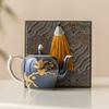 Fábrica Cejas Felices Punto de Belleza Olla Puntiaguda 999 Plata Kung Fu Juego de Té Individual Lujo Ligero Tetera de Gama Alta Té para el Hogar