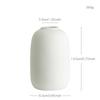 Vaso de Cerâmica Texturizado Branco Simples Pintado à Mão para Decoração Suave e Arranjo de Flores, Disponível para Vendedores de E-commerce, Lote Misto de Pedido Pequeno, Suprimento em Estoque