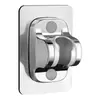 Soporte para Alcachofa de Ducha sin Taladro Set de Ducha Soporte de Almacenamiento para Alcachofa de Baño Base con Forma de Flor