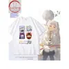 Camisetas de Algodón de Manga Corta Periféricas de Anime Buried Fulilian para Estudiantes Hombres y Mujeres Verano Bidimensional Talla Grande Ropa Cosplay
