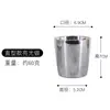 Taza de agua de doble capa engrosada de acero inoxidable para el hogar estilo coreano, taza de cerveza, taza aislada para restaurante, venta al por mayor