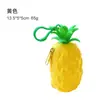 Estojo de Lápis Fruta Banana de Silicone Estojo de Lápis Criativo Legume Cenoura Impermeável Grande Capacidade Papelaria Criativa para Estudante